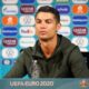 Cristiano Ronaldo lempijuomansa kanssa