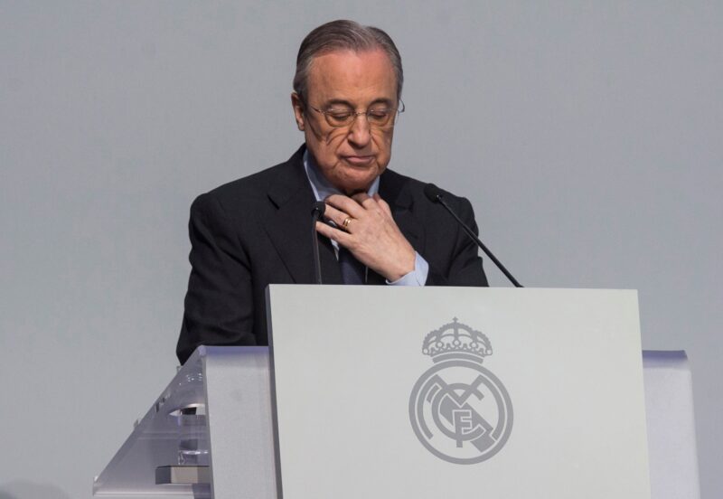 Florentino Pérez puheenjohtaja Real Madrid