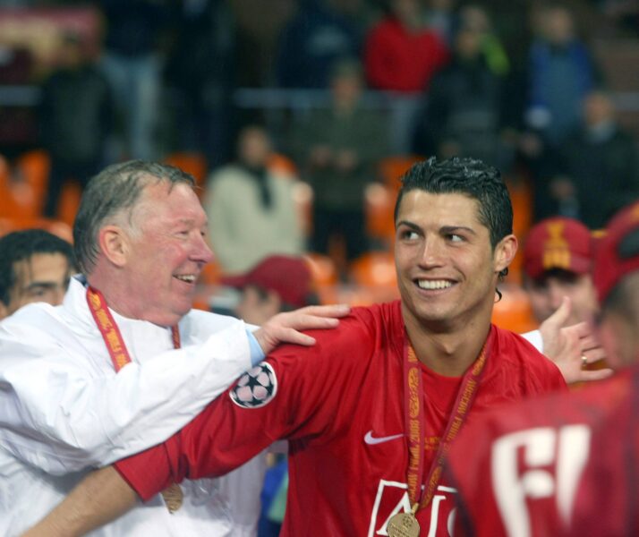 Cristiano Ronaldo ja Sir Alex Ferguson