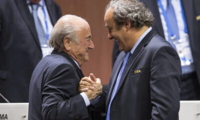 Sepp Blatter Michel Platini entiset jalkapallovaikuttajat