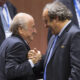 Sepp Blatter Michel Platini entiset jalkapallovaikuttajat