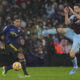 Burnley, England, 8th February 2022. Raphael Varane of Manchester United, ManU shoots at goal during the Premier League