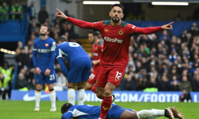Wolverhampton juhli Stamford Bridgellä vahvaa 2-4 voittoa Chelseasta