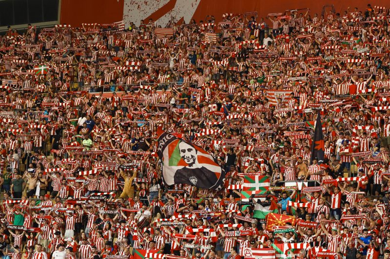 Athletic Bilbaon kannattajat saivat aihetta juhlaan.