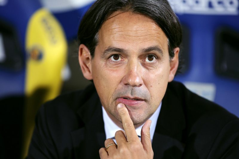 Simone Inzaghi, päävalmentaja, Inter Milan.