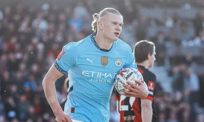 Erling Haaland osui kun Manchester City eteni FA Cupissa jatkoon Bournemouthia vastaan