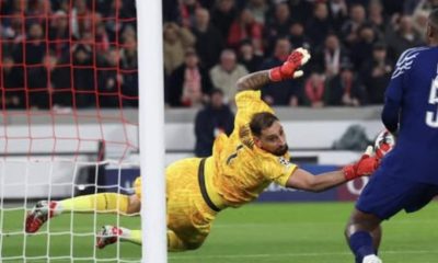 Gianluigi Donnarumma matkalla Manchester Cityyn